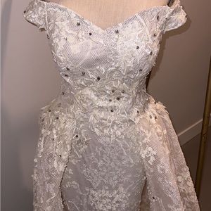 Stunning White Wedding, Engagement, Prom Gown - Worn Once